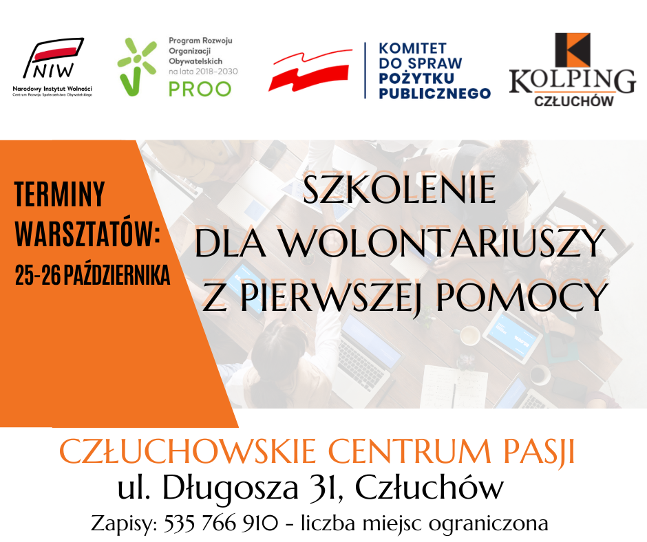 Szkolenie dla wolontariuszy z pierwszej pomocy