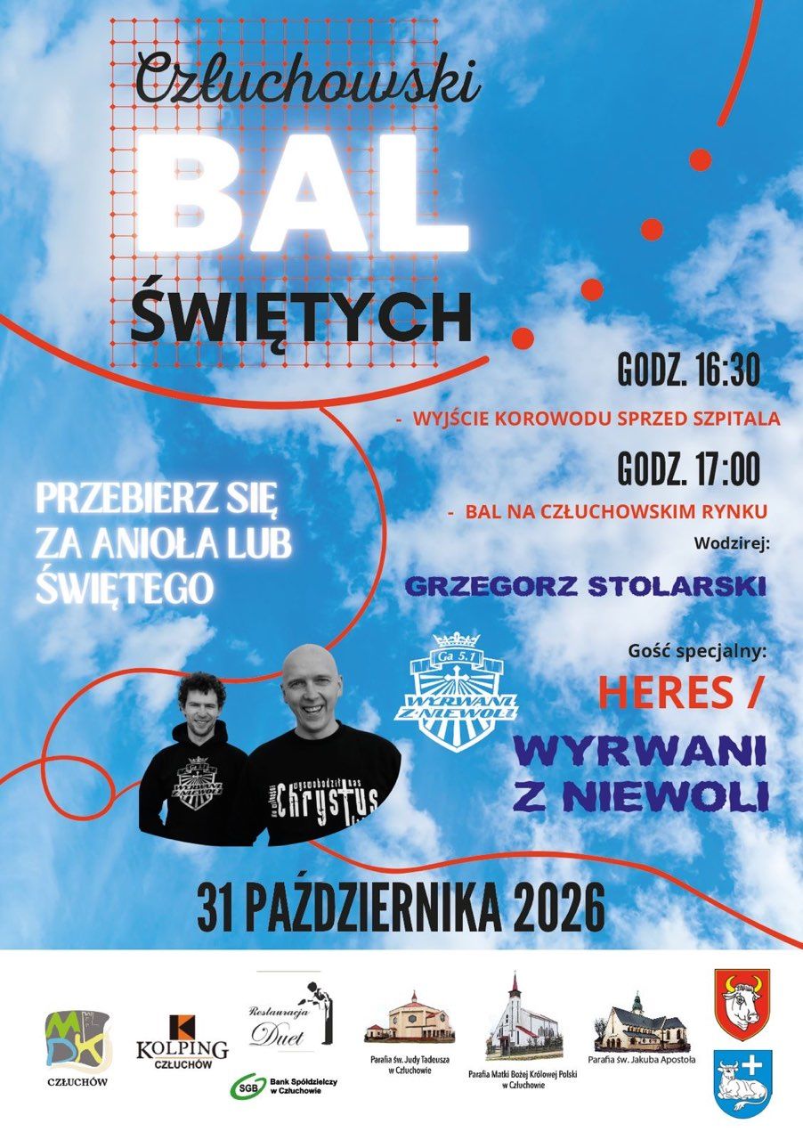 Zaproszenie na Człuchowski Bal Świętych